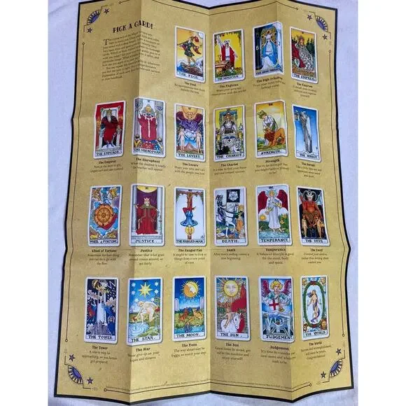 Book Bundle Tarot Astrology Dream Power Palmistry Herbalism W/ Tarot Deck Poster - Picture 13 of 16